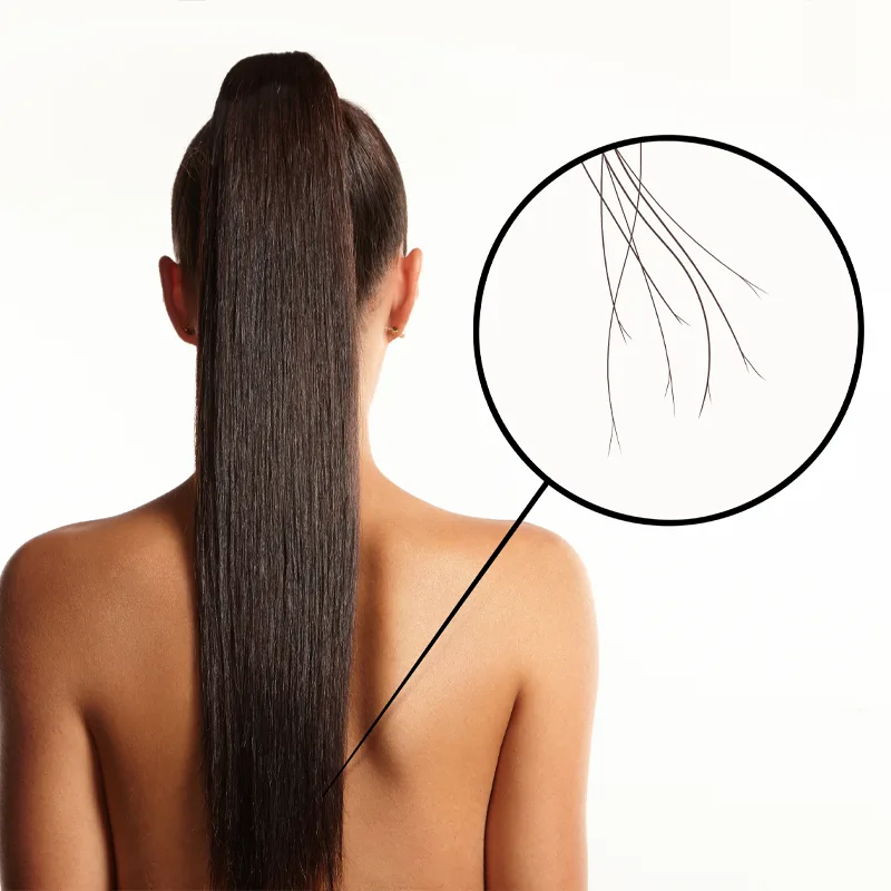 Home 44 split ends Revola Expert Before and after